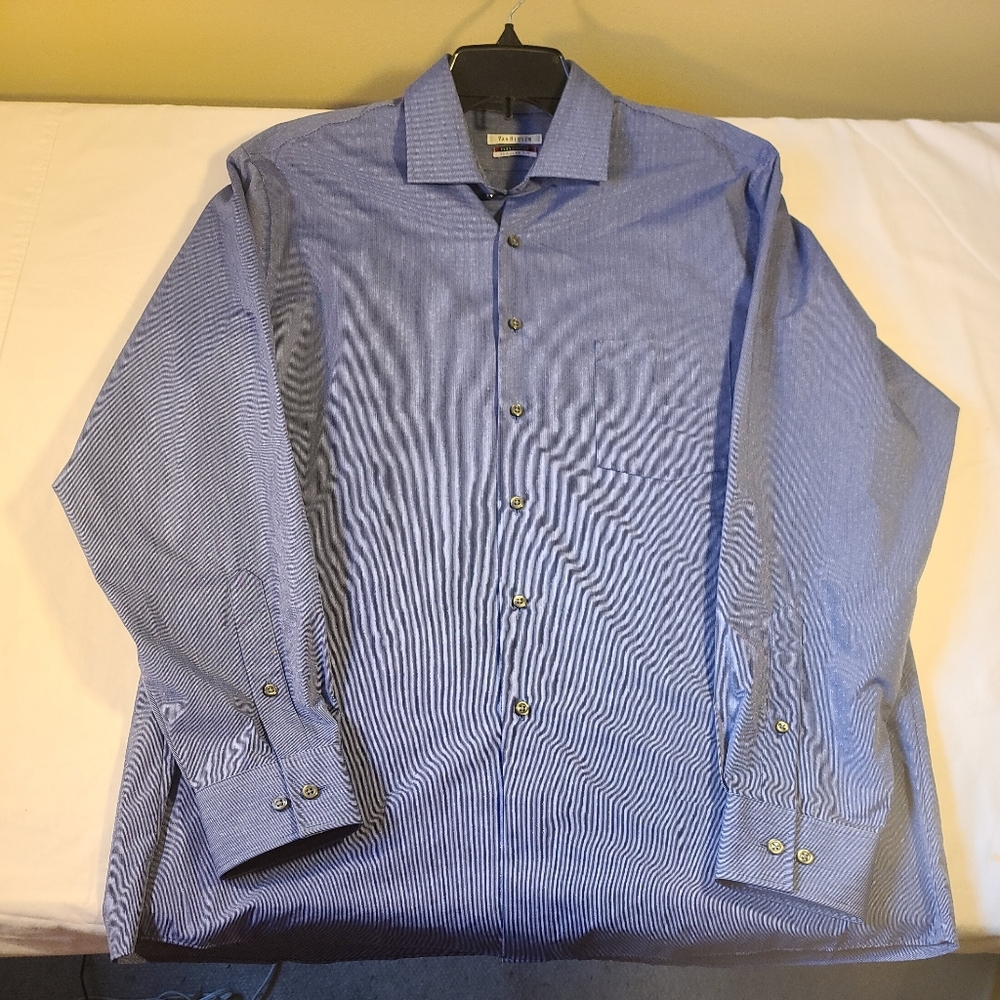 Van Heusen Flex Regular Fit Blue Long Sleeve.